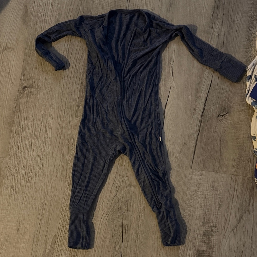 Little Sleepies Navy Kids One Piece